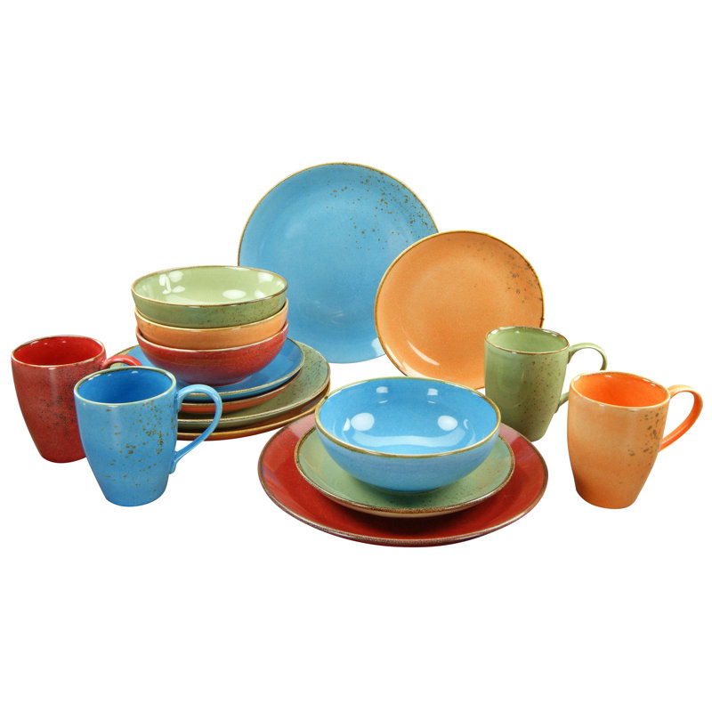 Creatable Nature 16 Piece Dinnerware Set, Service for 4 & Reviews